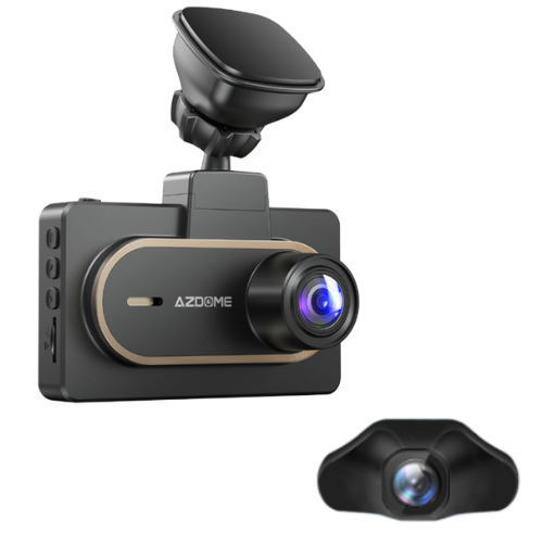 Azdome Dashcam m/bakkamera + SD 64 GB