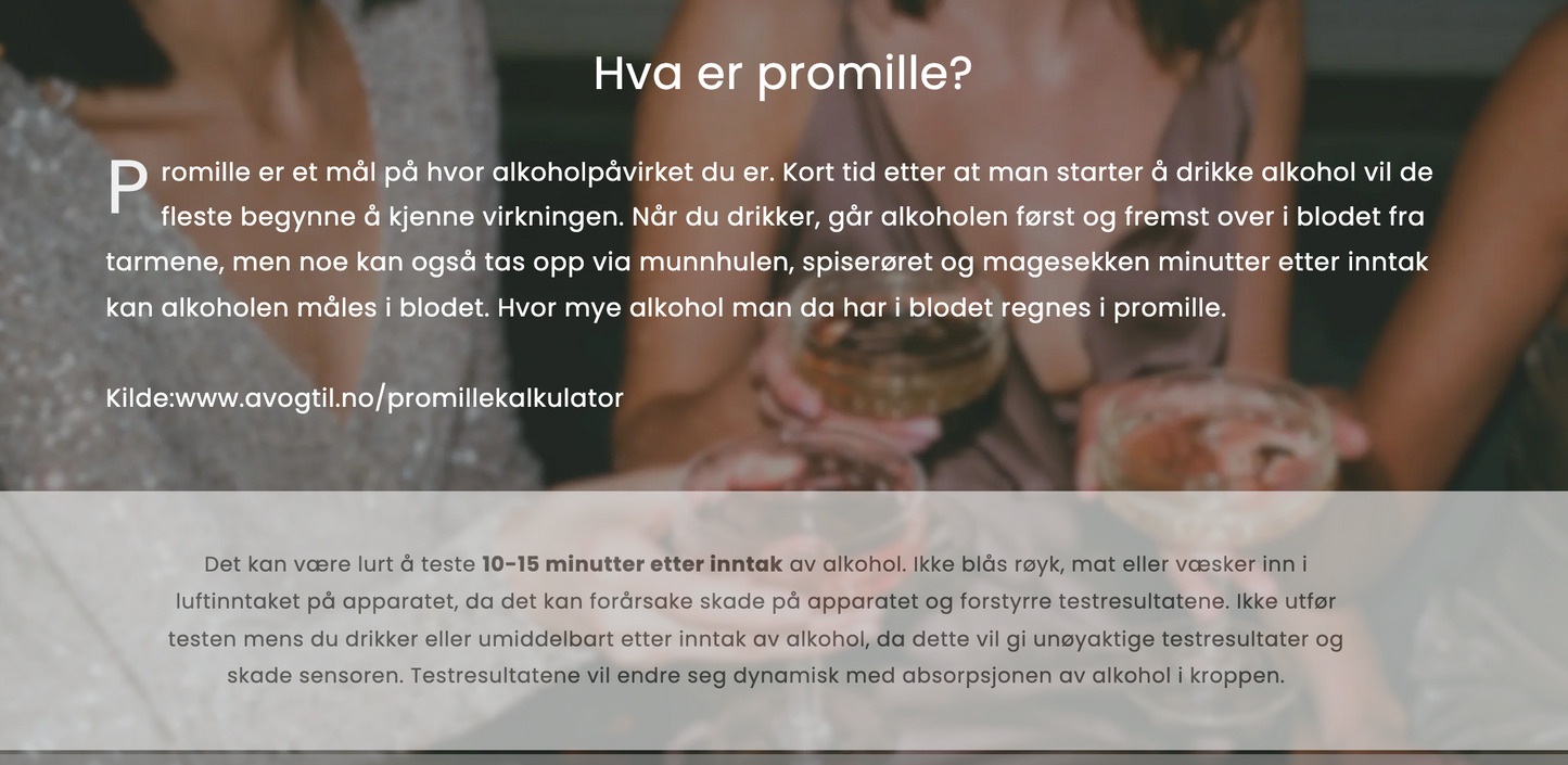 Spendit Promillemåler 2.0